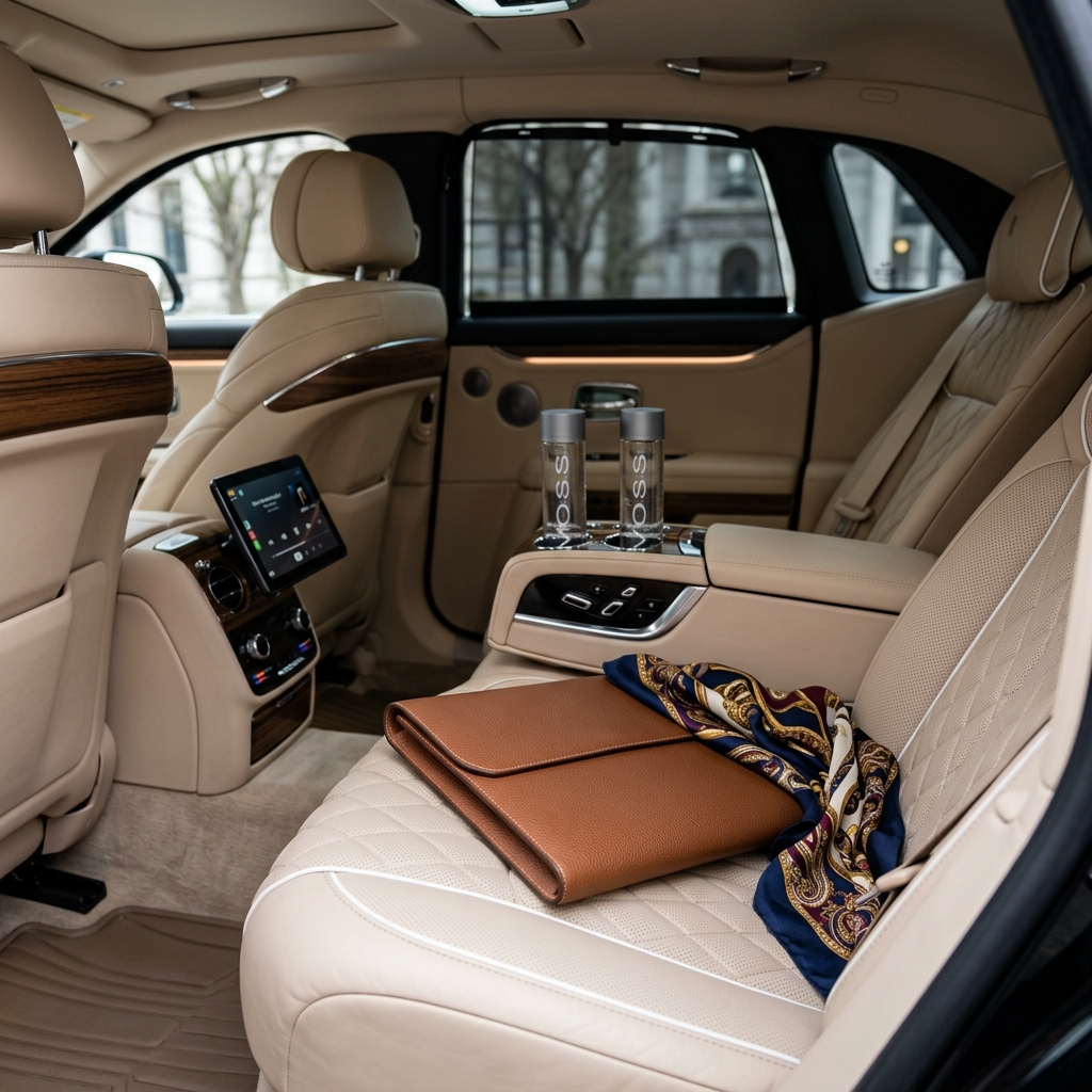 Chauffeur on standby.