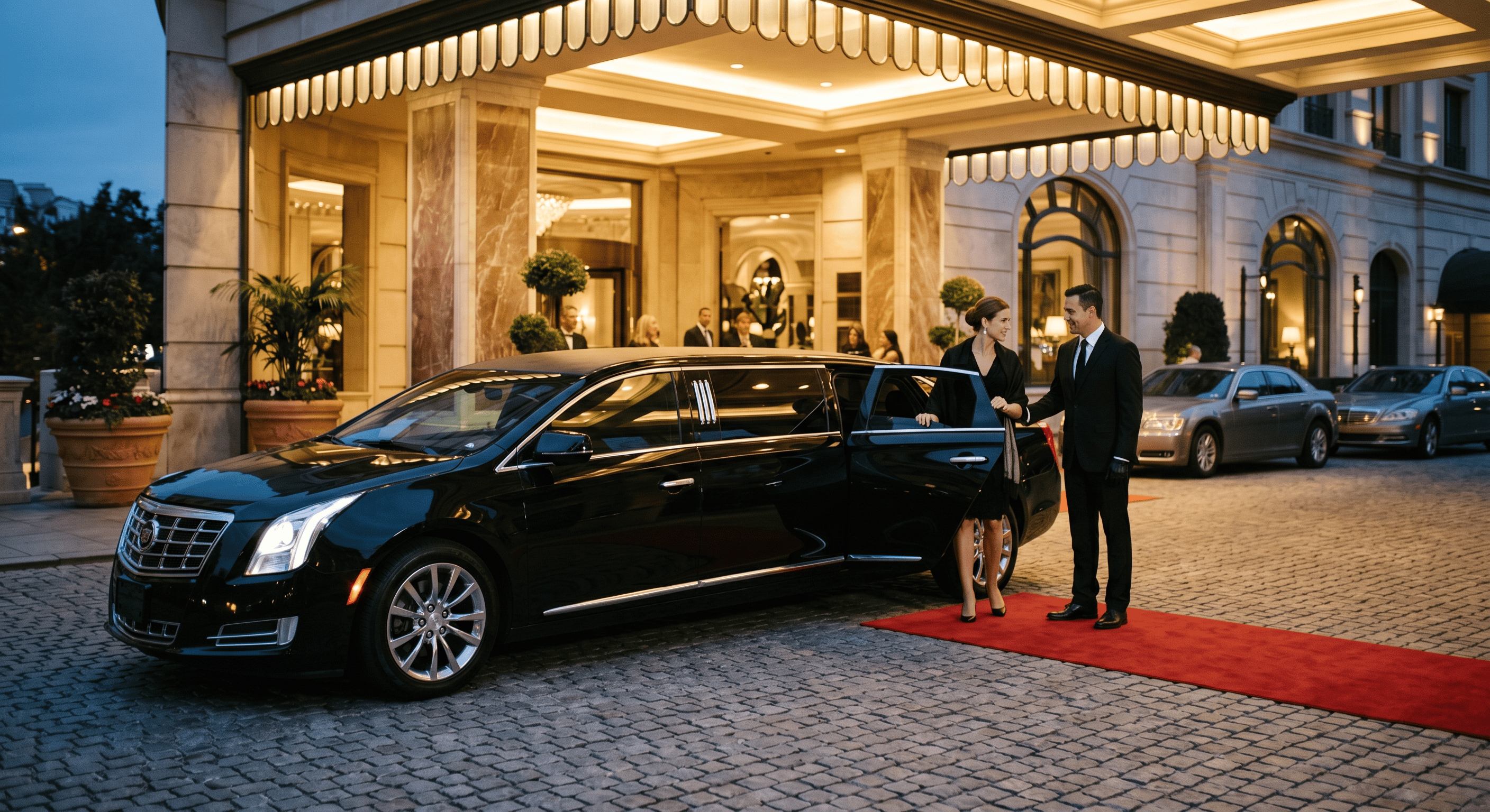 Limousine chauffeur service