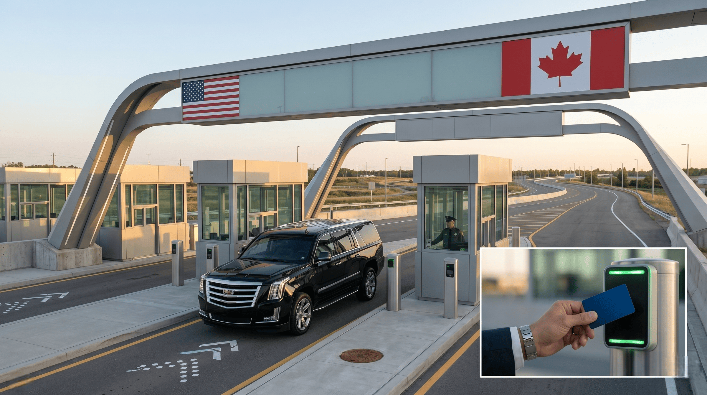 USA Canada cross-border chauffeur service